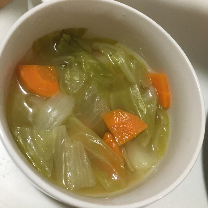 野菜不足解消！コンソメスープ